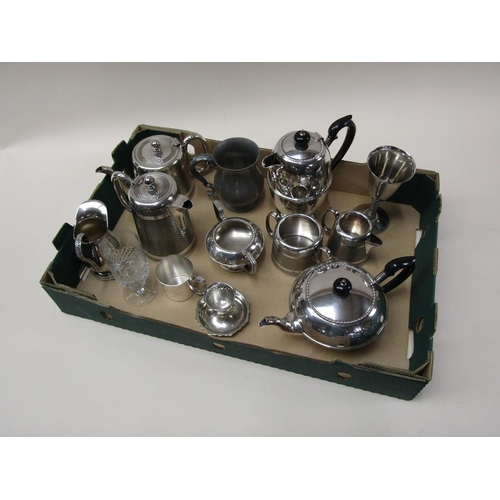 1732 - BOX OF SILVER PLATED TEAWARES