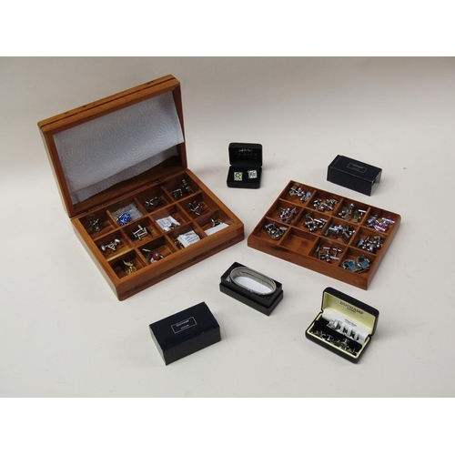 1744 - BOX OF CUFFLINKS