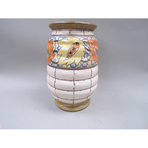 1864 - CHARLOTTE RHEAD TUBE LINED VASE, 31.5CM H