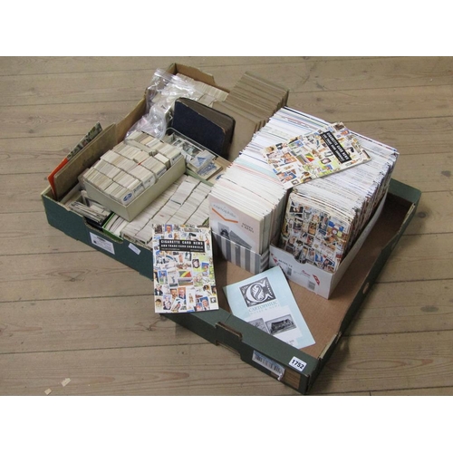 1752 - TWO BOXES OF TEA AND CIGARETTE CARDS PLUS CARD COLLECTORS MAGAZINES