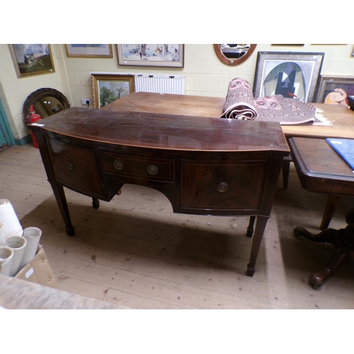 1942 - INLAID MAHOGANY SIDEBOARD 135 x 85 cms