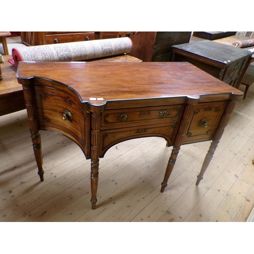 1947 - 19c MAHOGANY SIDEBOARD 139 x 92 cms