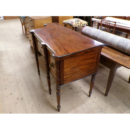 1947 - 19c MAHOGANY SIDEBOARD 139 x 92 cms