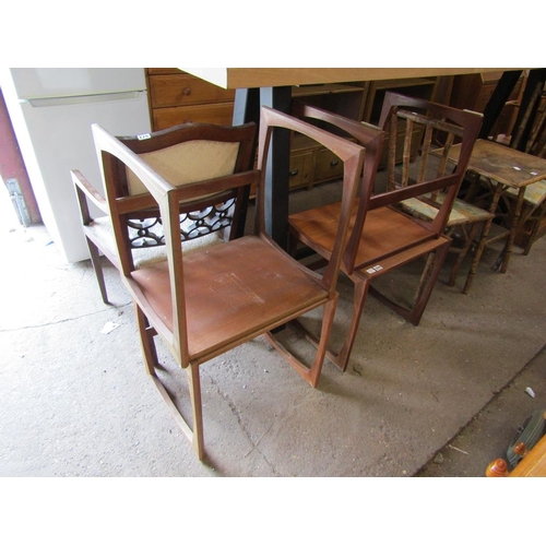 574 - FOUR TEAK TABLES