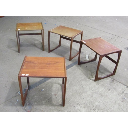 574 - FOUR TEAK TABLES