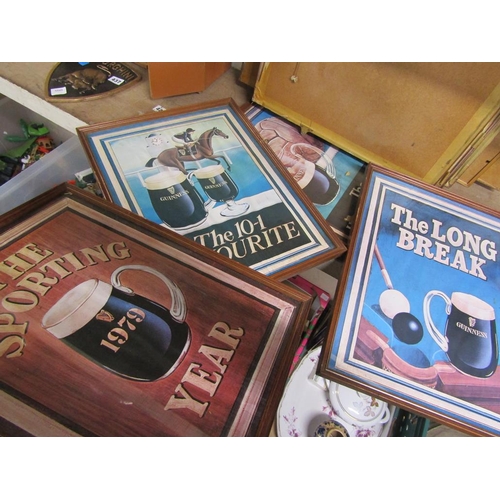 432 - COLLECTION OF MONTHS OF THE YEAR CALENDAR PICTURES FOR GUINNESS