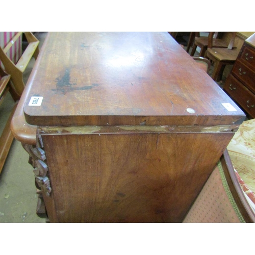 785 - CONTINENTAL MAHOGANY CHEST