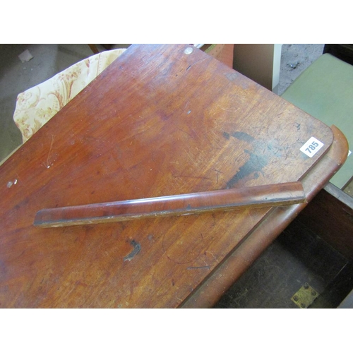 785 - CONTINENTAL MAHOGANY CHEST