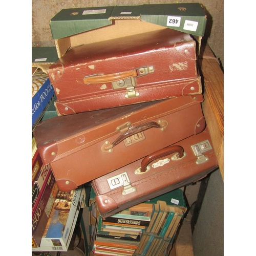 462 - THREE SUITCASES