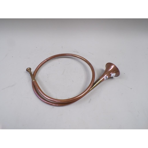 1399 - FRENCH COPPER AND BRASS HORN