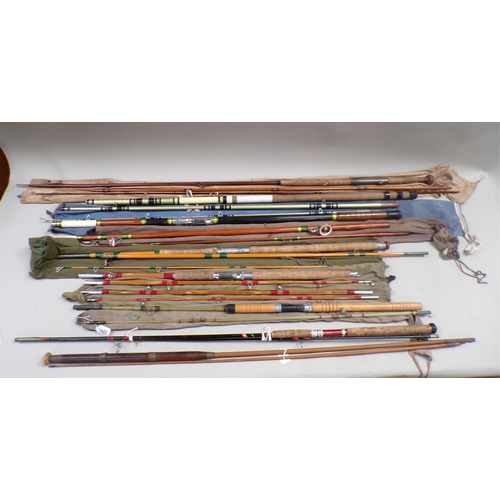 COLLECTION OF FISHING RODS
