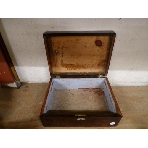 103 - 19C ROSEWOOD BOX