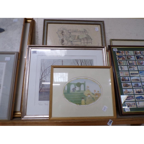 152 - COLLECTION OF FRAMED PICTURES AND PRINTS