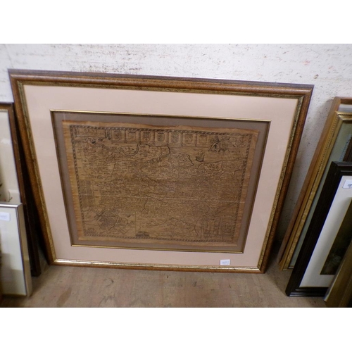 162 - TWO FRAMED MAPS TO INCL AYLESBURY