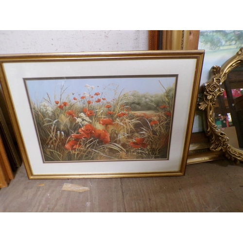 165 - COLLECTION OF FRAMED PICTURES AND PRINTS TO INCL BOTANICAL