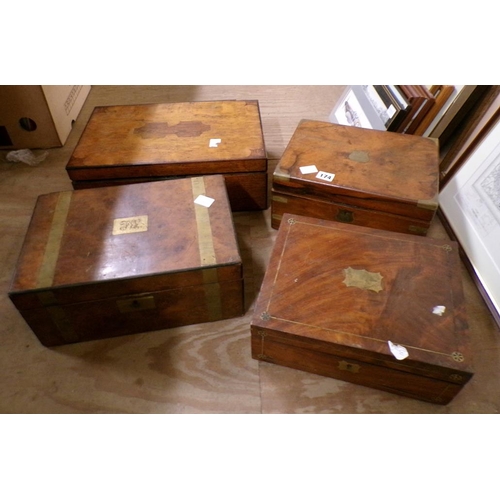 174 - 19C BOXES