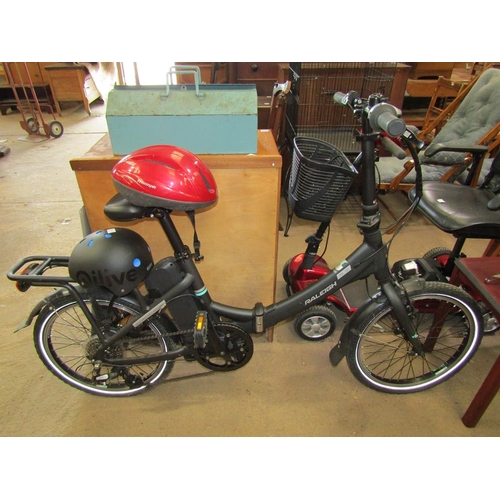 605 - RALEIGH ELECTRIC FOLDING BIKE