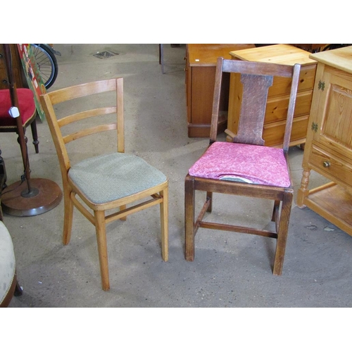 607 - FOUR MISC. CHAIRS