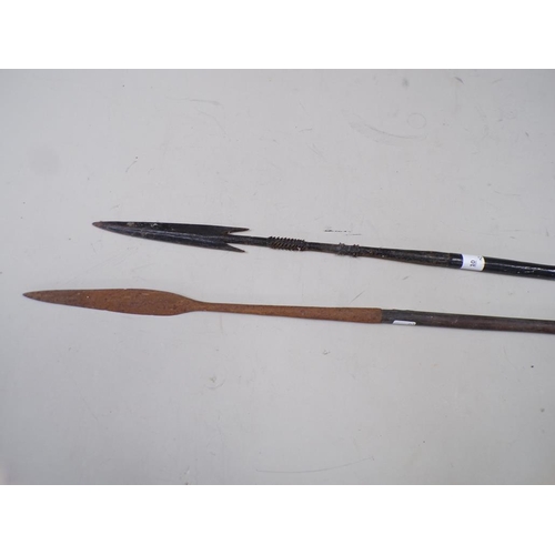 1393 - TWO SPEARS, 156CM L