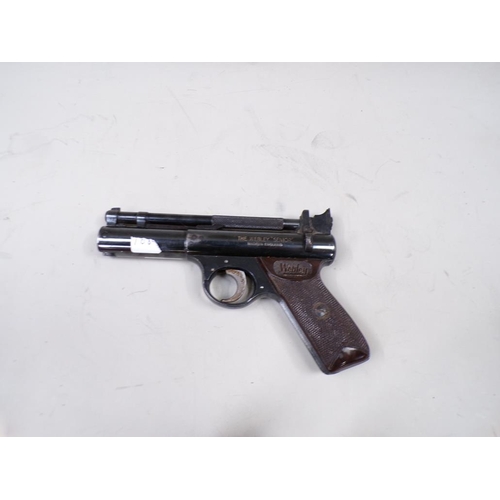 1432 - WEBLEY AIR PISTOL, 19CM L