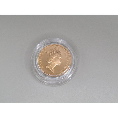 1468 - 1991 GOLD PROOF SOVEREIGN NO.1791