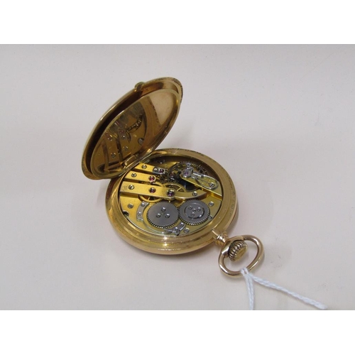 1486 - 18CT GOLD SWISS POCKET WATCH