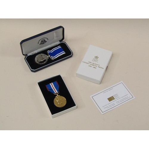 1512 - POLICE LONG SERVICE AND GOOD CONDUCT MEDAL PLUS QUEENS GOLDEN JUBILEE MEDAL