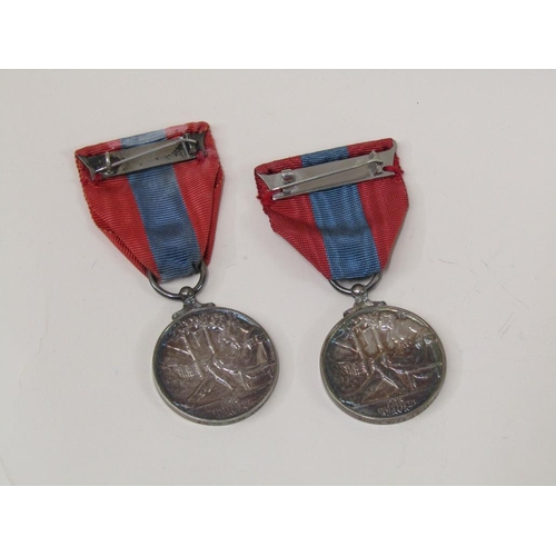 1515 - TWO FAITHFUL SERVICE MEDALS - ROBERT EVAN MADGE AND REGINALD EVAN MADGE