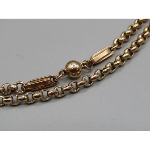 1560 - 9ct GOLD ROPE LINK NECKLACE 32.6g