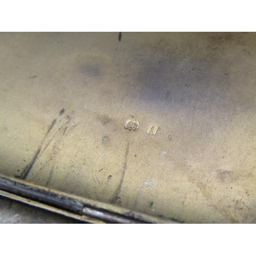 1572 - SILVER ENGRAVED CIGARETTE CASE 3ozt