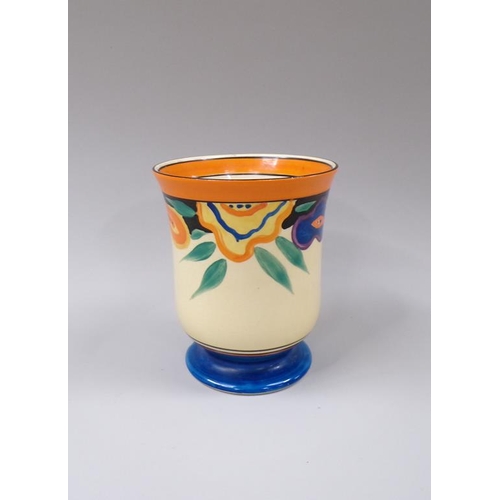 1701 - ART DECO CLARICE CLIFF VASE 13cms H - A/F