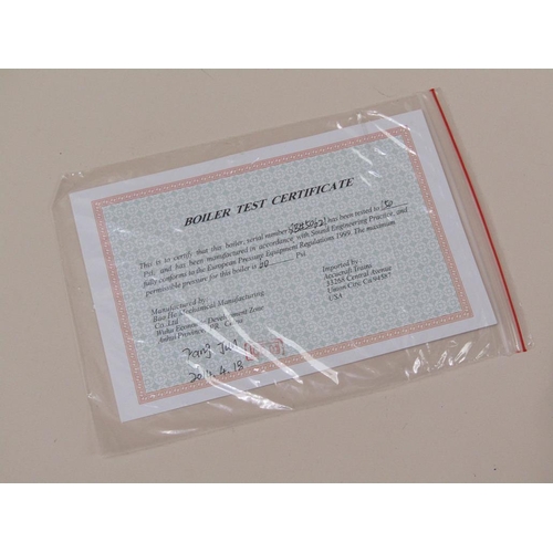 1626 - ACCUCRAFT TRAINS MUSEUM QUALITY MODEL DORA 0-4-0 LIVE STEAM