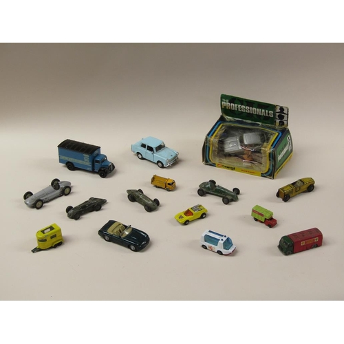 1646 - BOX OF CORGI, DINKY AND OTHER VEHICLES