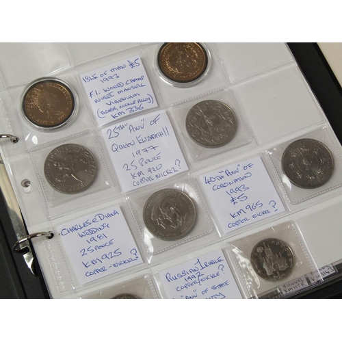 1651 - ALBUM OF MIXED COINS AND BANKNOTES, BRITISH AND CONTINENTAL