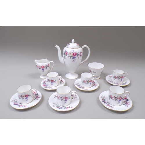 1809 - WEDGWOOD DEVON SPRAYS COFFEE SERVICE - POT 20CM H