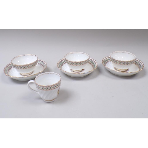 1824 - COLLECTION OF EARLY 19C ENGLISH TEABOWLS AND SAUCERS