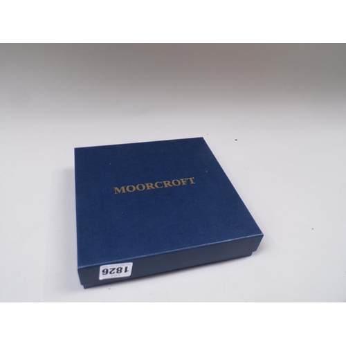 1826 - MOORCROFT FRAMED PLAQUE WITH RAINBOW MAGIC DESIGN (BOXED), FRAME 15CM SQ