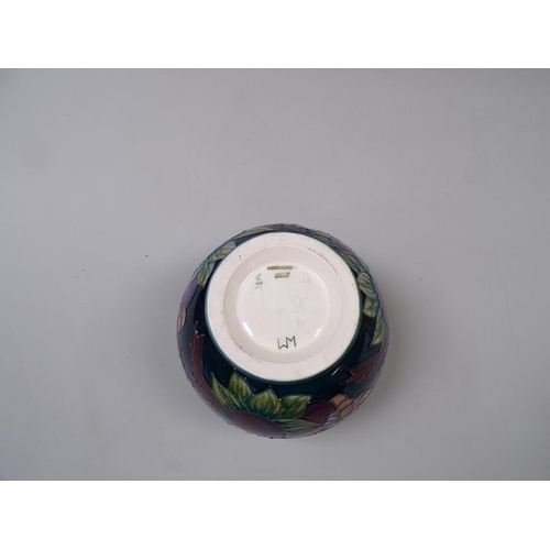 1829 - MOORCROFT FINCHES VASE BY SALLY TUFFIN, 17CM H