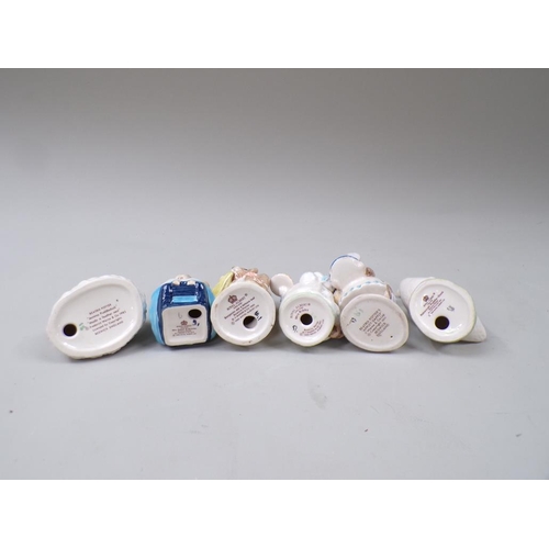 1831 - SIX BESWICK & ROYAL ALBERT BEATRIX POTTER FIGURES -LARGEST 13CM H