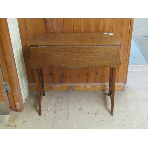 1840 - EDWARDIAN DROP LEAF TABLE 77 cms