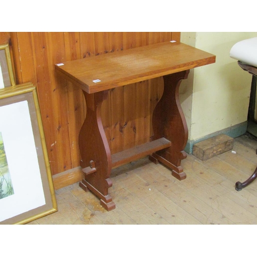 1849 - OAK SIDE TABLE  77 x 77 cms
