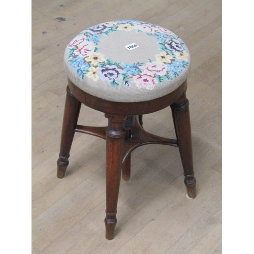 1855 - VICTORIAN PIANO STOOL