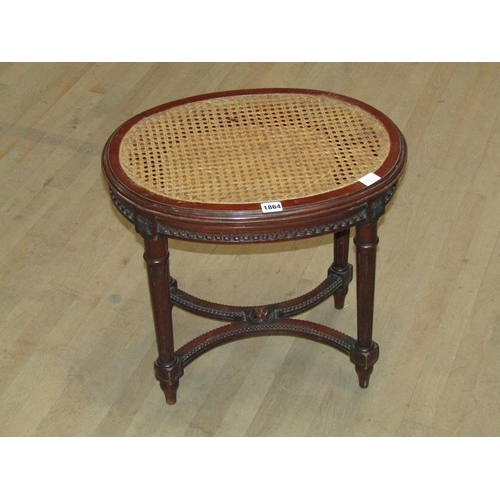 1864 - CANE TOP STOOL