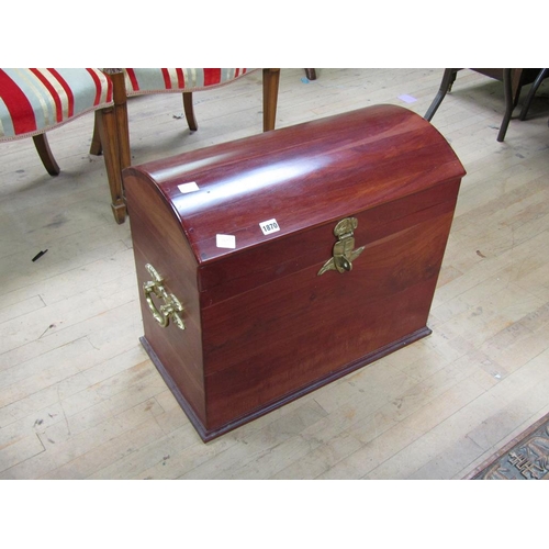1870 - REPRODUCTION DOME TOP TRUNK 60 x 52cms