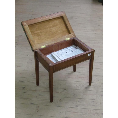 1886 - EDWARDIAN PIANO STOOL