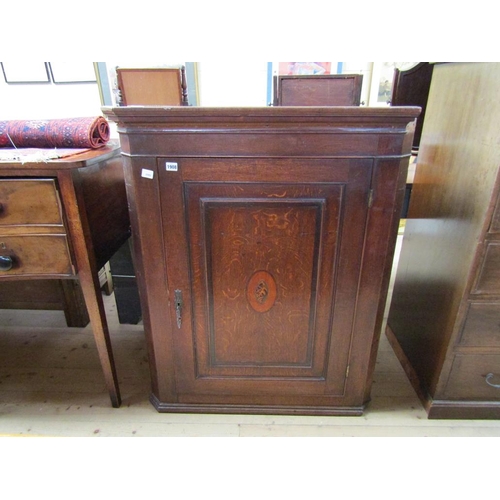 1908 - GEORGIAN CORNER CUPBOARD 88 x 108cms