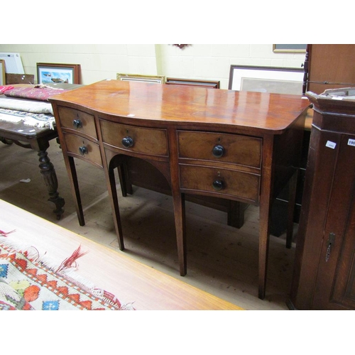 1910 - 19c SERPENTINE FRONTED SIDEBOARD 145 x 93 cms