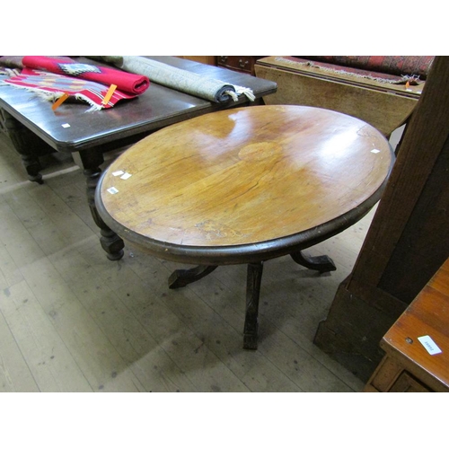 1919 - VICTORIAN OVAL DINING TABLE 120 x 69cms