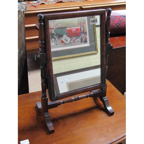 1923 - MAHOGANY SWING MIRROR 32cms