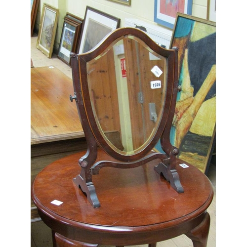 1926 - SHIELD SHAPED SWING MIRROR 36cms